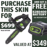GREENWORKS 1.5kW Top Handle Chainsaw promotion