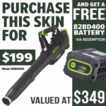 GREENWORKS Dedicated Blower - promotion