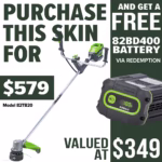 GREENWORKS Gen II 2.0kW Bike Handle String Trimmer - PROMOTION